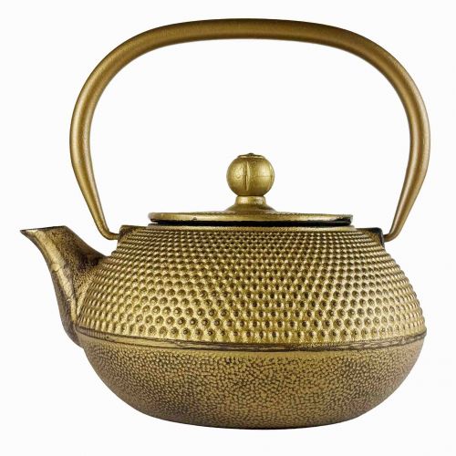 Chaleira Dourada em Ferro Fundido – 800 ml