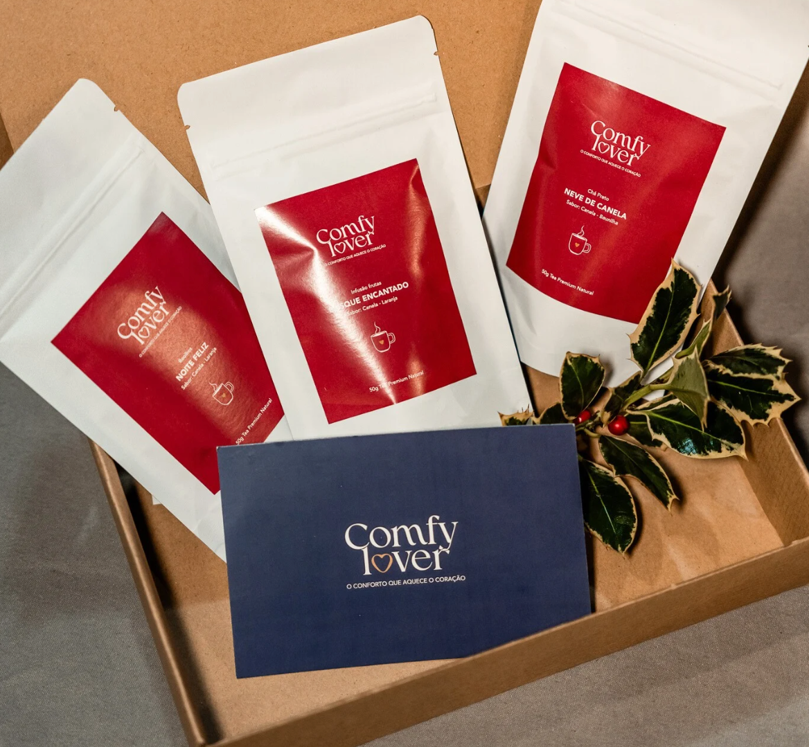 Box de Chás de Natal - desde 150g