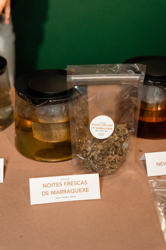 Noites frescas de Marraquexe |  Chá Verde | Sabor a Menta | BIO