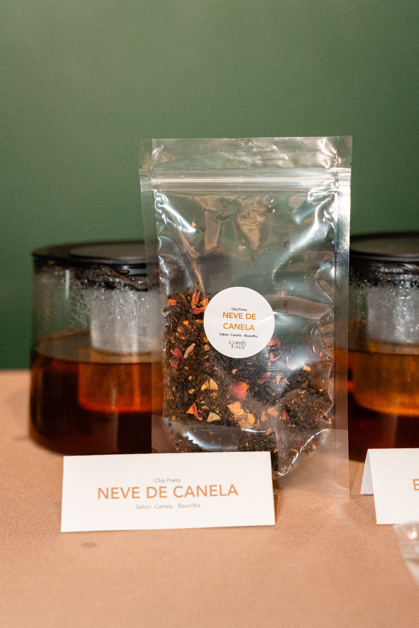 Neve de Canela | Chá Preto | Sabor Canela e Baunilha