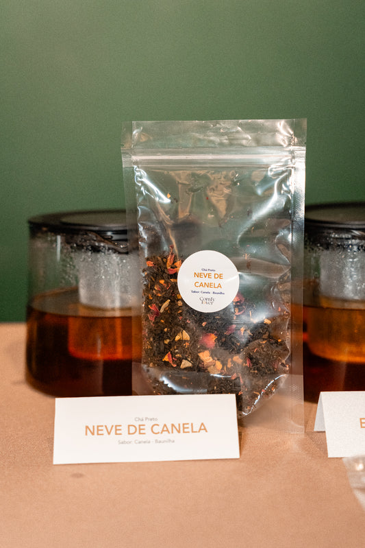 Neve de Canela | Chá Preto | Sabor Canela e Baunilha